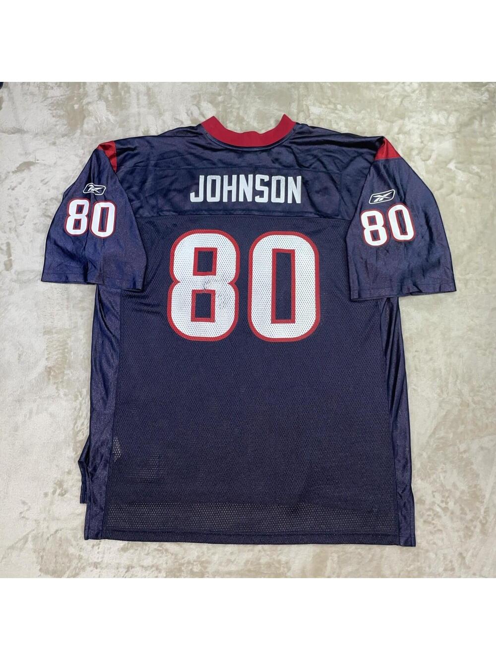 Vintage Reebok NFL Houston Texans Andre Johnson #80 Football Jersey Men’s Medium